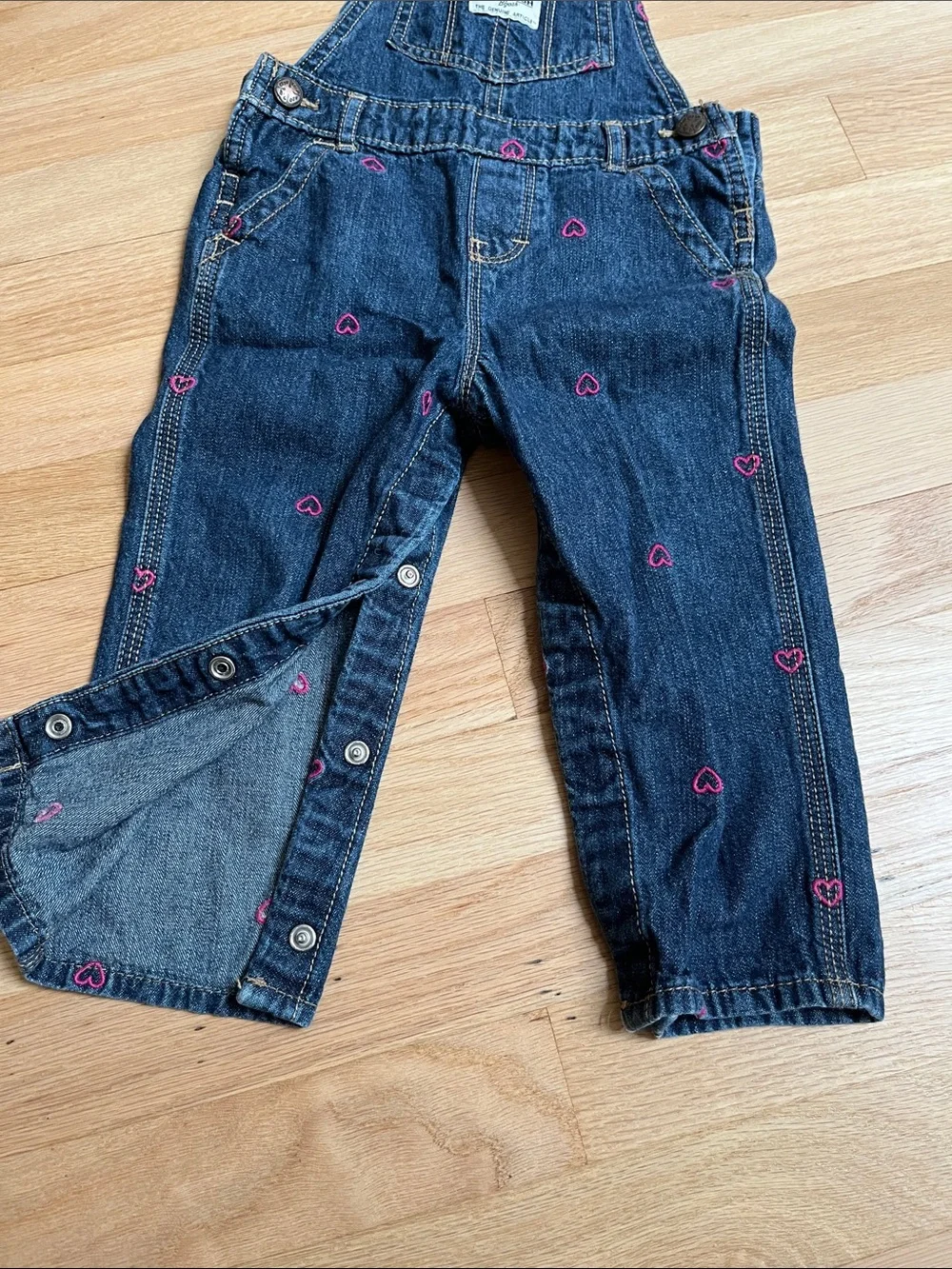 Oshkosh jean overalls 18 months